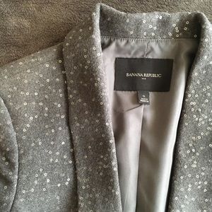 Banana Republic Sequin Embellished Blazer